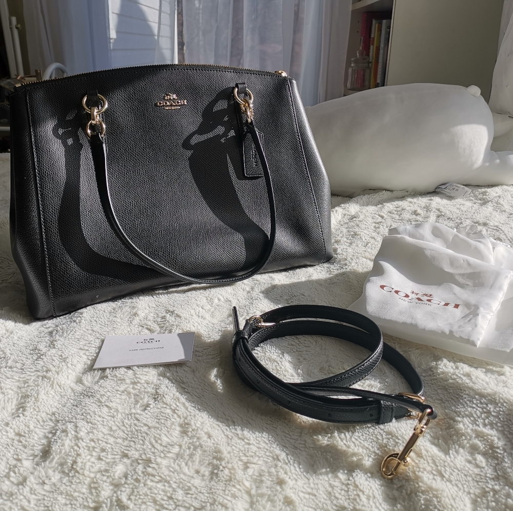 BRAND NEW Coach Christie Cross-stitch Bag